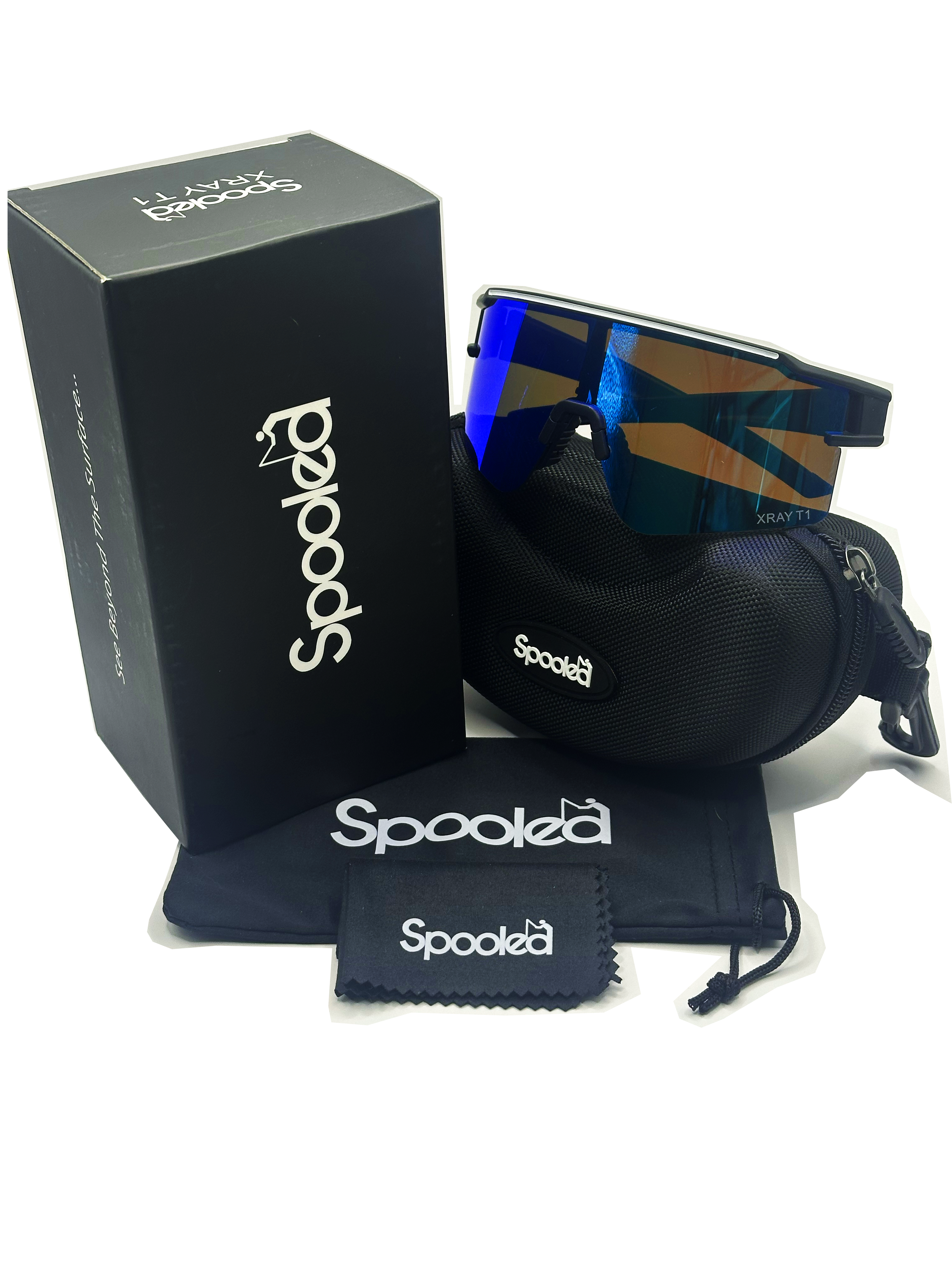 Collection of Xray T1 Black/Blue in a gallery layout